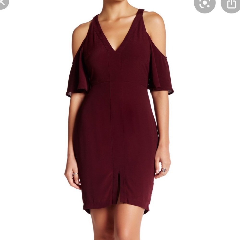 ASTR THE LABEL COLD SHOULDER DRESS
